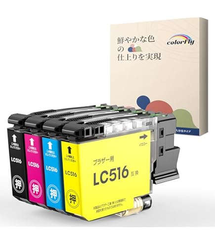 Amazon.co.jp: 【純正品 4色セット】 ブラザー 大容量 インク